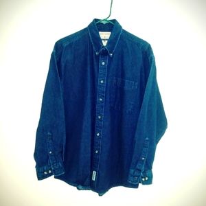 High Sierra Men's long sleeve denim shirt